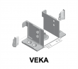 Pfosten-/Kreuzverbinder - Veka